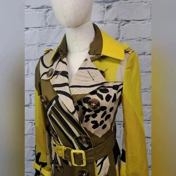 NWT Burberry Prorsum Trench Coat Jacket Willow Green Fashion Label $3999 2 US - Picture 2 of 16